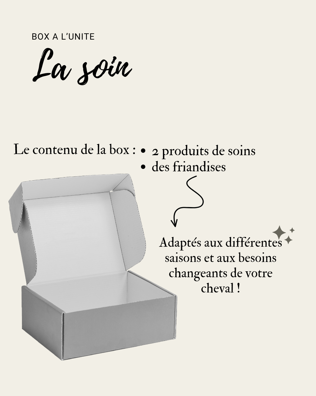 Box à l'unité : La soin